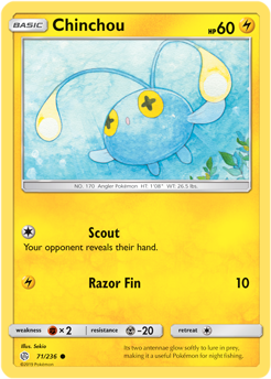 Cosmic Eclipse 071/236 Chinchou