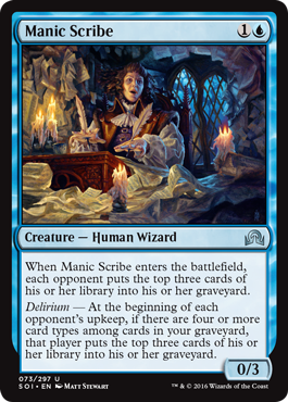 Shadows Over Innistrad 073/297 Manic Scribe