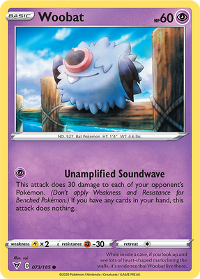 Vivid Voltage 073/185 Woobat