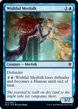 Throne of Eldraine 073/269 Wishful Merfolk