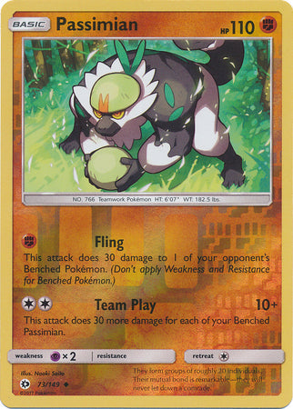 Sun & Moon 073/149 Passimian (Reverse Holo)