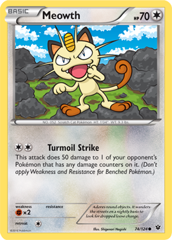 Fates Collide 074/124 Meowth