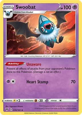 Vivid Voltage 074/185 Swoobat