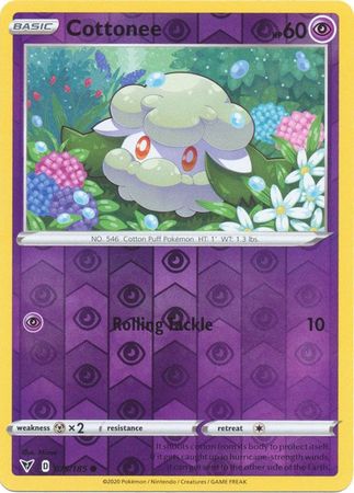 Vivid Voltage 075/185 Cottonee (Reverse Holo)