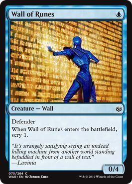 War of the Spark 075/264 Wall of Runes