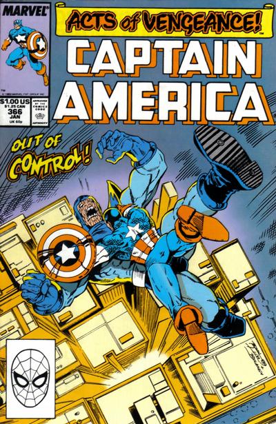 Captain America #366 Marvel Comics (1968)