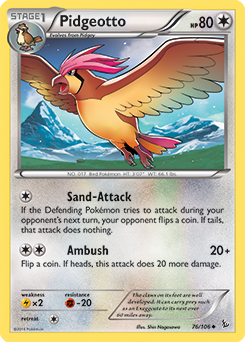 Flashfire 076/106 Pidgeotto