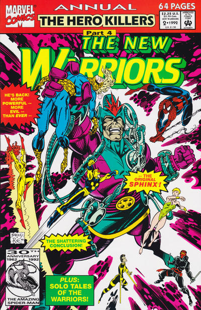 The New Warriors Annual #2 Marvel Comics (1991)