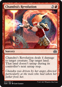 Aether Revolt 077/184 Chandra's Revolution