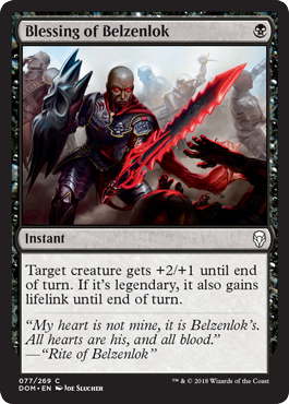 Dominaria 077/269 Blessing of Belzenlok