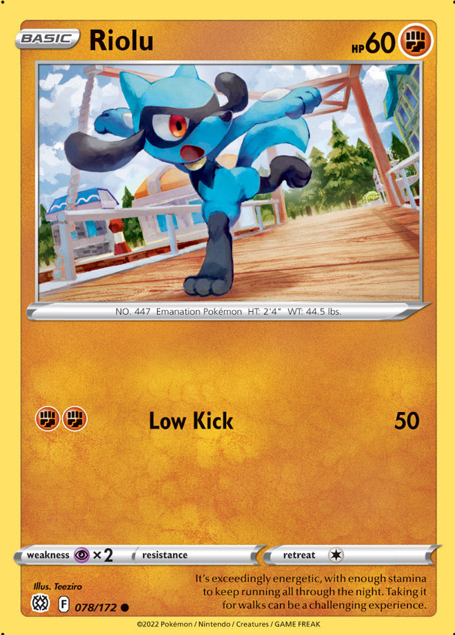 Brilliant Stars 078/172 Riolu