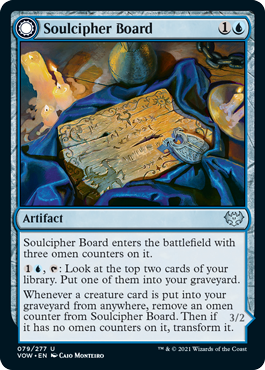 Innistrad: Crimson Vow 079/277 Soulcipher Board//Cipherbound Spirit