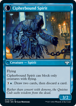 Innistrad: Crimson Vow 079/277 Soulcipher Board//Cipherbound Spirit