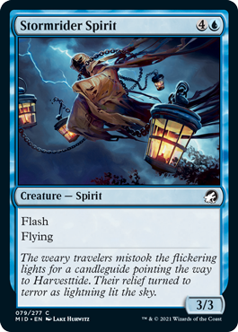 Innistrad: Midnight Hunt 079/277 Stormrider Spirit