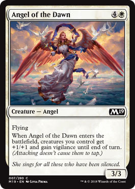 Core Set 2019 007/280 Angel of the Dawn