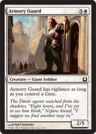 Return to Ravnica 002/274 Armory Guard