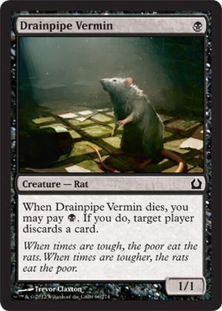 Return to Ravnica 066/274 Drainpipe Vermin