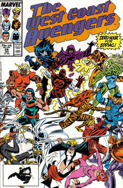 West Coast Avengers #28 Marvel Comics (1985)