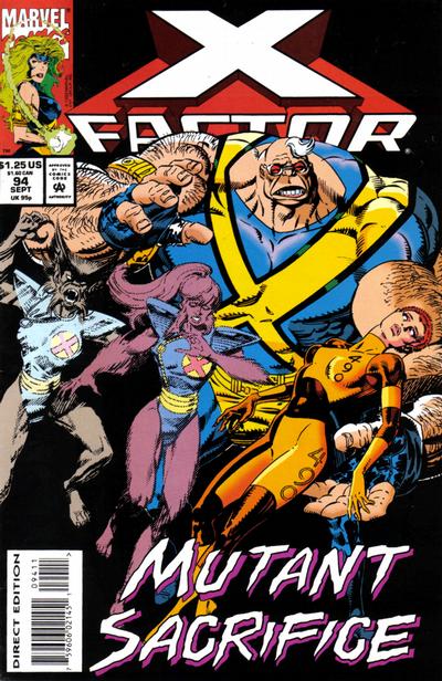 X-factor #94 Marvel Comics (1985)