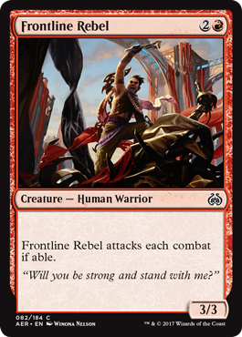 Aether Revolt 082/184 Frontline Rebel