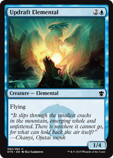 Dragons of Tarkir 082/264 Updraft Elemental