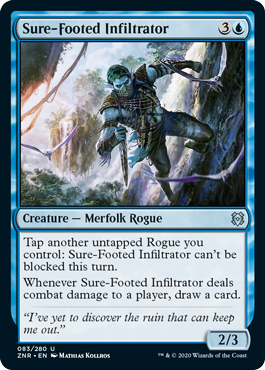 Zendikar Rising 083/280 Sure-Footed Infiltrator