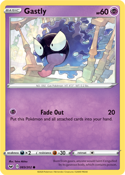 Sword & Shield 083/202 Gastly