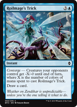 Battle for Zendikar 083/274 Roilmage's Trick