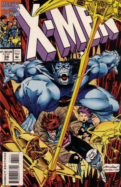 X-Men #34 Marvel Comics (1991)