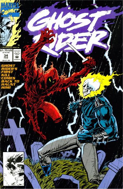 Ghost Rider #34 Marvel Comics (1990)