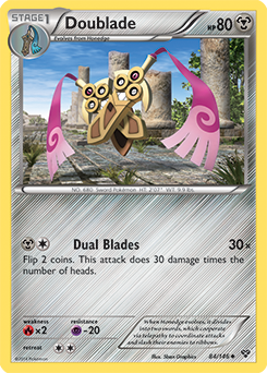 XY Base Set 084/146 Doublade