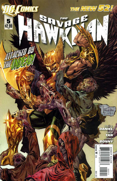 Savage Hawkman #5 DC Comics (2011)