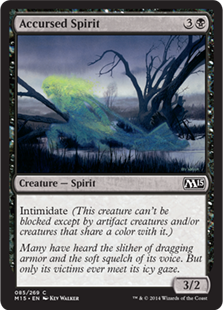 Magic 2015 085/269 Accursed Spirit