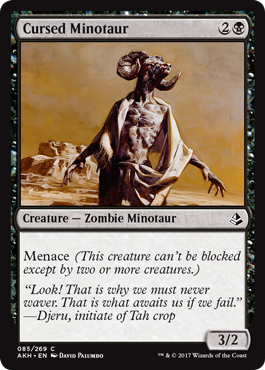 Amonkhet 085/269 Cursed Minotaur