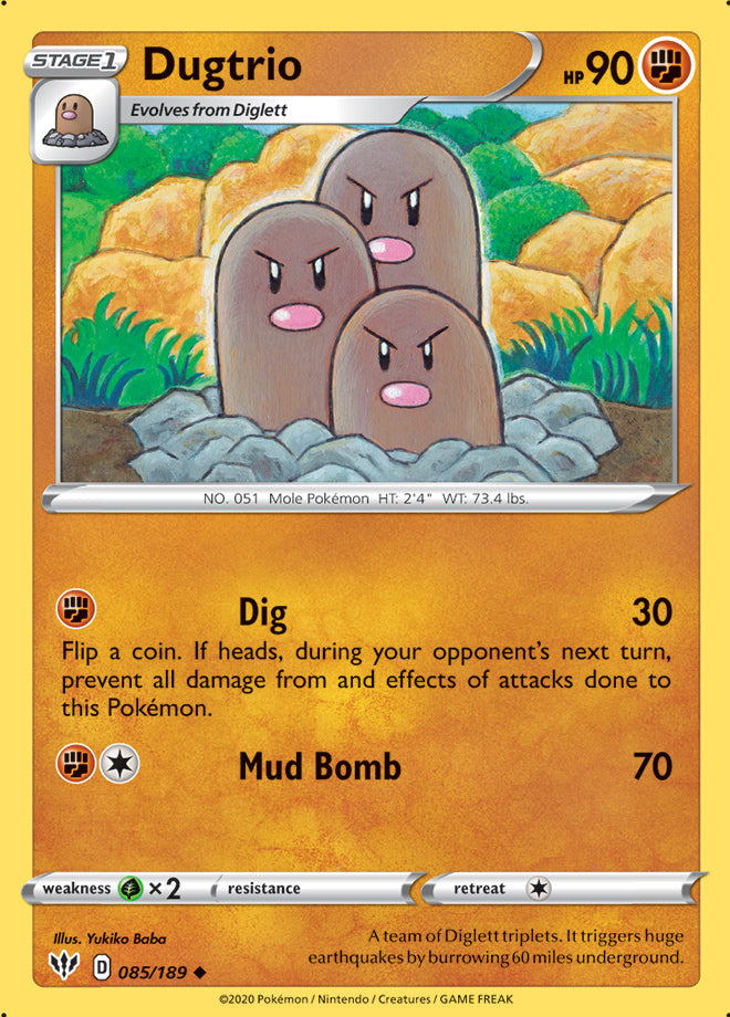 Darkness Ablaze 085/189 Dugtrio