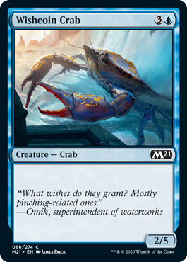 Core Set 2021 086/274 Wishcoin Crab (Foil)