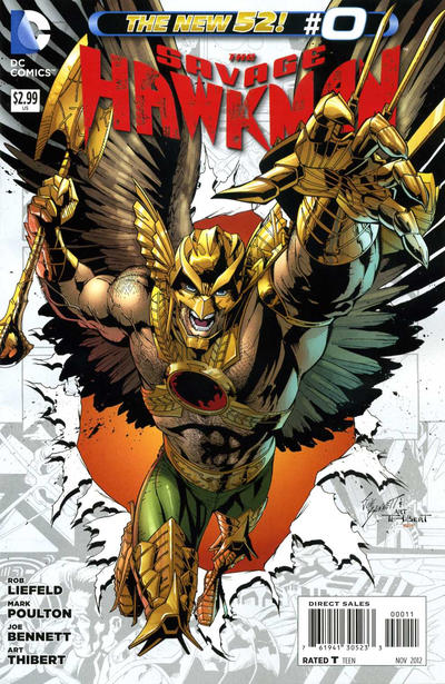 Savage Hawkman #0 DC Comics (2011)