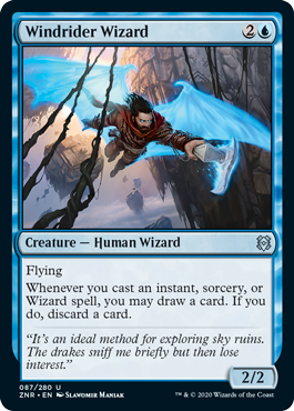 Zendikar Rising 087/280 Windrider Wizard