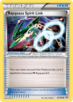 Roaring Skies 087/108 Rayquaza Spirit Link