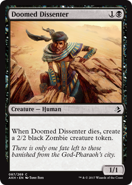 Amonkhet 087/269 Doomed Dissenter