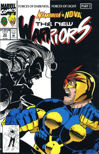 The New Warriors #33 Marvel Comics (1990)