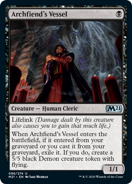 Core Set 2021 088/274 Archfiend's Vessel