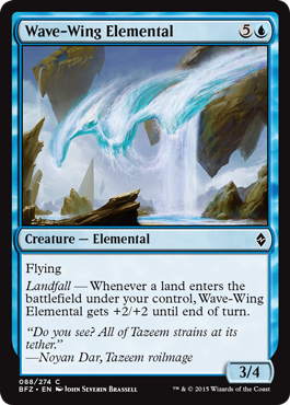 Battle for Zendikar 088/274 Wave-Wing Elemental