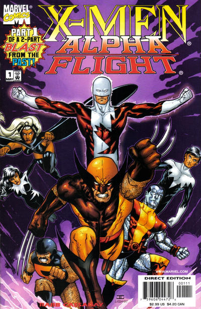 X-men Alpha Flight #1 Marvel Comics (1998)