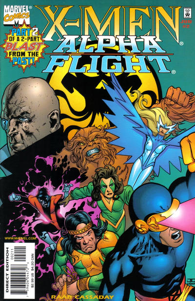 X-men Alpha Flight #2 Marvel Comics (1998)