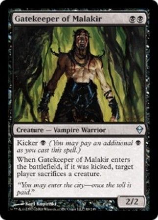 Zendikar 089/249 Gatekeeper of Malakir