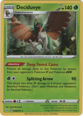 Shining Fates 008/072 Decidueye (Holo)