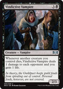 Ravnica Allegiance 090/259 Vindictive Vampire