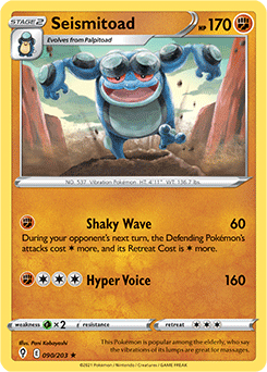 Evolving Skies 090/203 Seismitoad