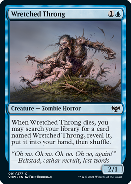 Innistrad: Crimson Vow 091/277 Wretched Throng